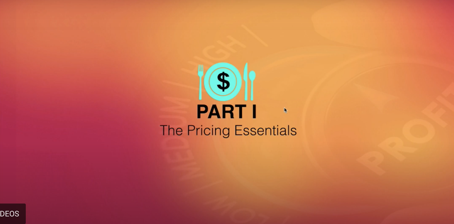 Restaurant Pricing for Profit - The Pricing Essentials