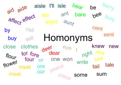 Homonyms